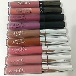Set of 9 Liquid Lipsticks - Colourpop & Ofra